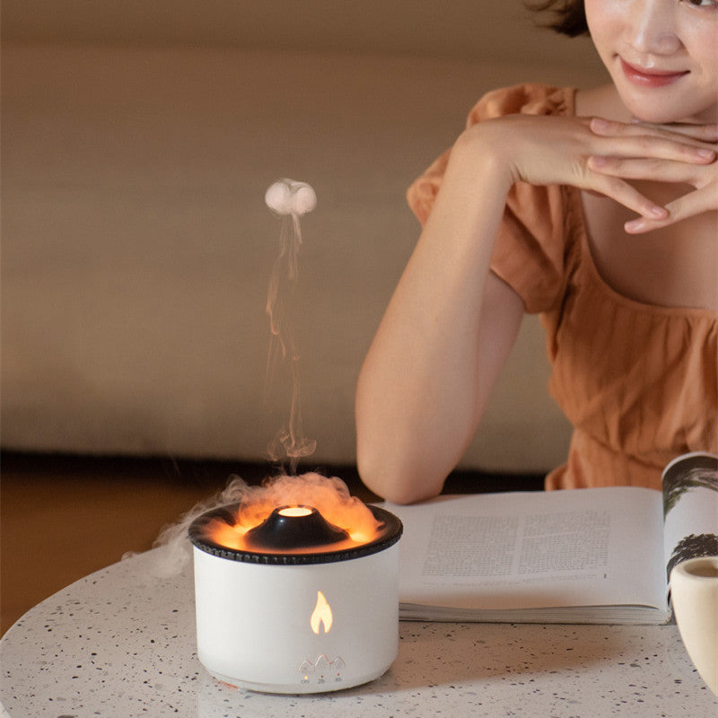 Volcano Mist Humidifier - Aromatherapy Air Purifier