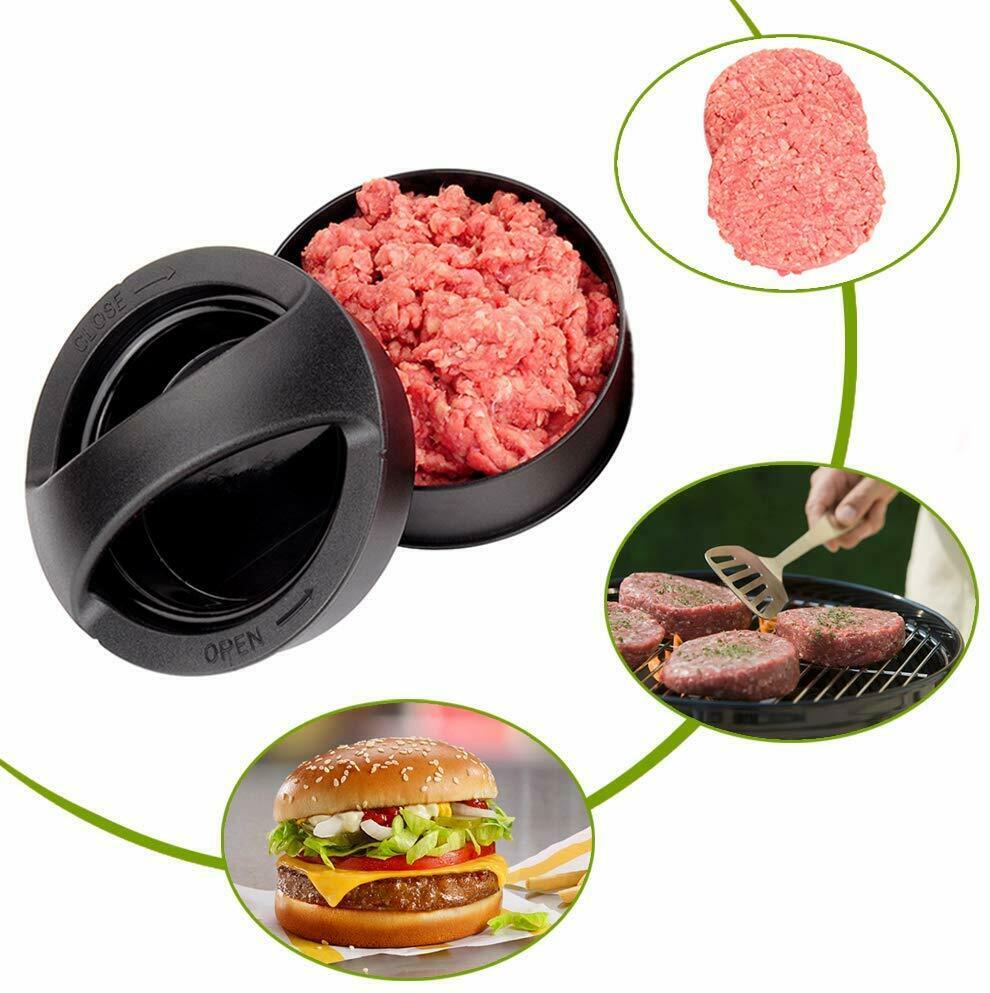 Burger Press Stuffed Patty Maker Mold Slider EASY Homemade Hamburger Making Tool - ShopNeith