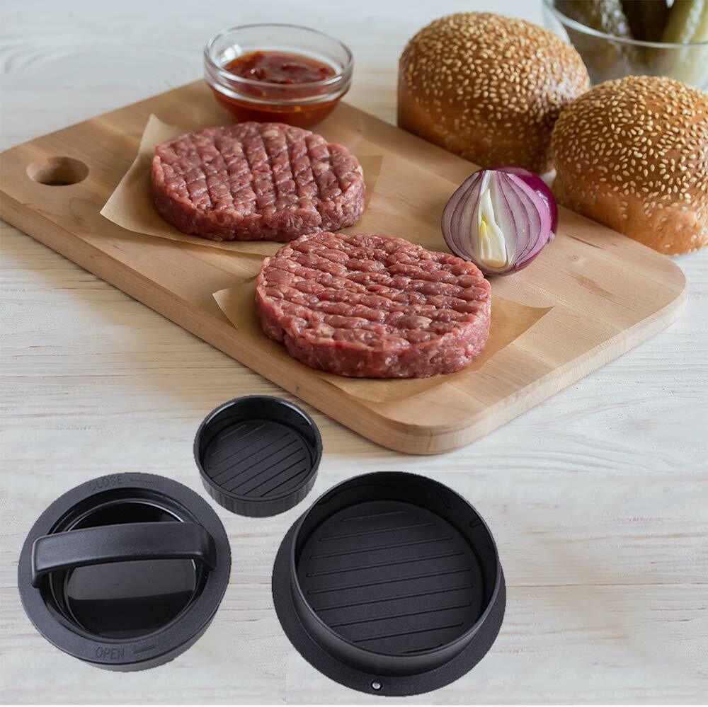 Burger Press Stuffed Patty Maker Mold Slider EASY Homemade Hamburger Making Tool - ShopNeith